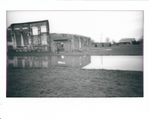 ruined building in ohio park